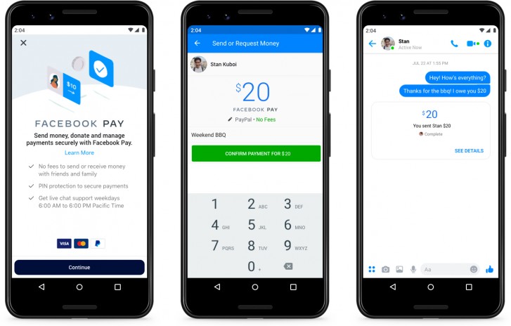 O Facebook Pay por enquanto só está disponível nos Estados Unidos