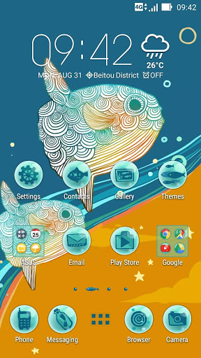 Ocean Dream ASUS ZenUI Theme