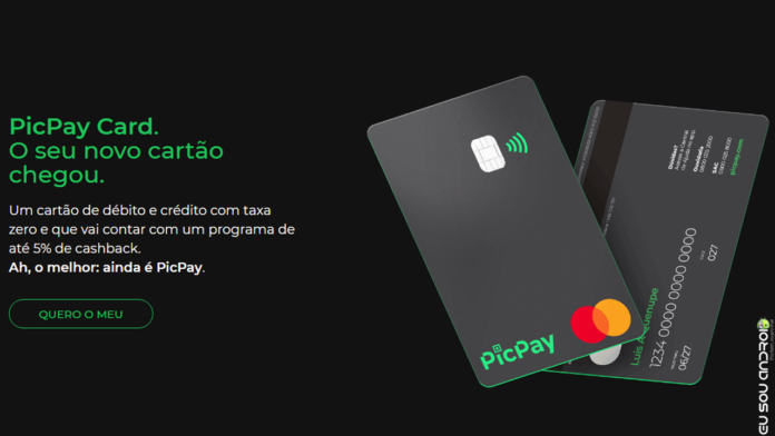 PicPay Lança Cartão de Débito e Crédito com Cashback! capa