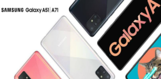 Samsung Galaxy A51 e Galaxy A71 São Anunciados Oficialmente Samsung Galaxy A51 e Galaxy A71 São Anunciados Oficialmente