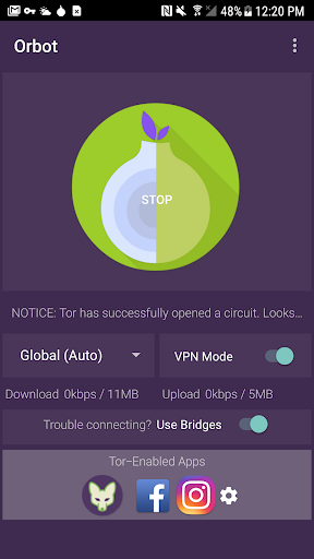Orbot Proxy com Tor