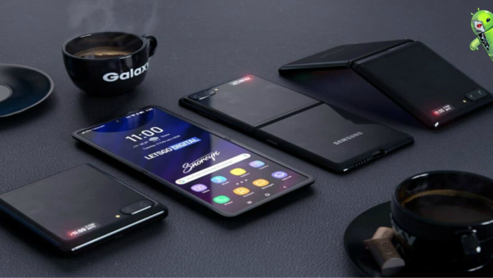 Telefone dobrável: Cartaz promocional do Galaxy Z é Visto