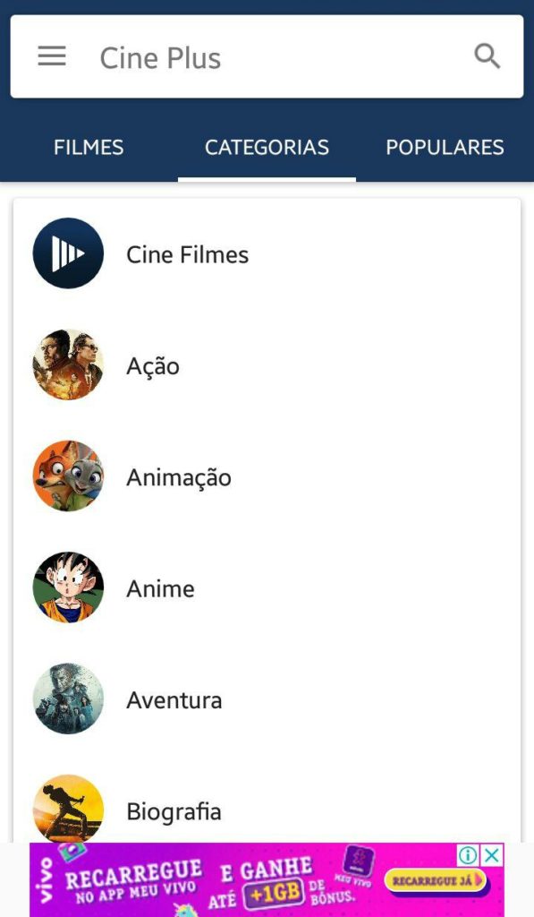 aplicativos para Assistir Tv Online, Filmes e Séries no Android