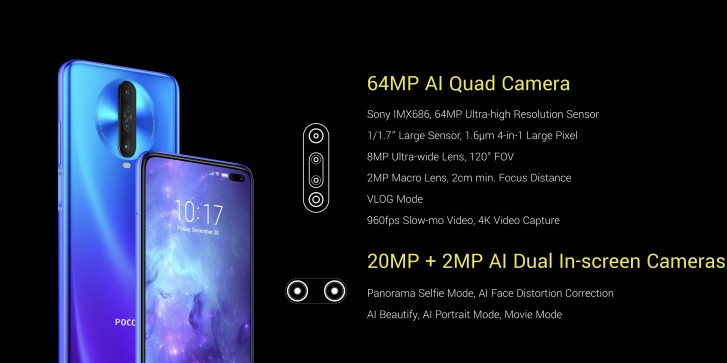 Poco X2 chega com camerade 64MP e 8GB de RAM