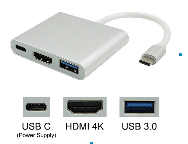 Adaptador USB-C para HDMI paralelo