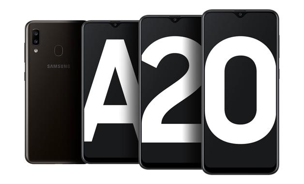 Samsung Galaxy A20 com Android 11