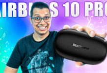 AIRBUDS 10 PRO Experiência Sonora Imersiva e Inigualável Pedro Armindo mostrando os fones de ouvido AIRBUDS 10 PRO