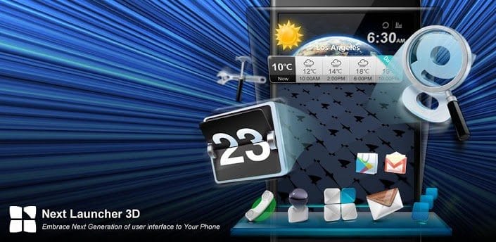 Next Launcher 3D Shell