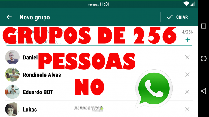 gRUPOS 256 PESSOAS WHATSAPP