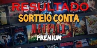 Resultado Sorteio 3 Contas Netflix