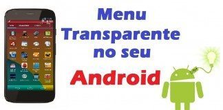 Tutorial – Como tirar o fundo branco no menu do Android 5.0 +